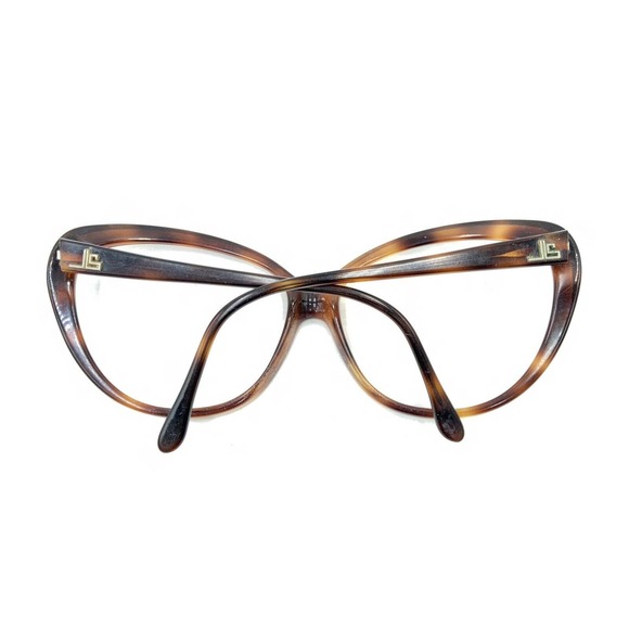 Jean Louis Scherrer Vintage Jakky'O Tortoise Brown Cat Eye Sunglasses Frames 130 - Picture 11 of 12
